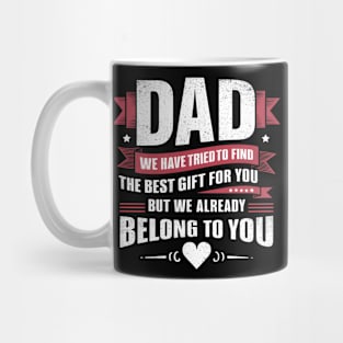 Dad from Kids Daughter or Son for Dad birthday fathers day 2024 Mug